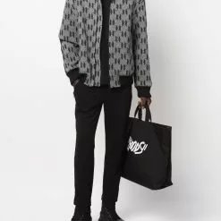 Karl Lagerfeld KI monogram bomber jacket