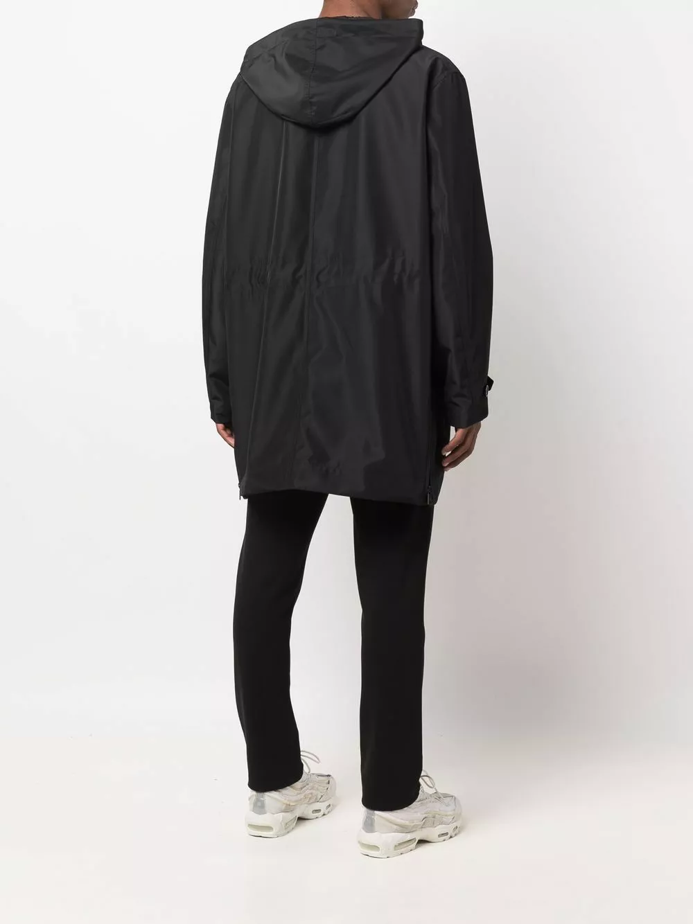 Karl Lagerfeld logo-patch athleisure parka