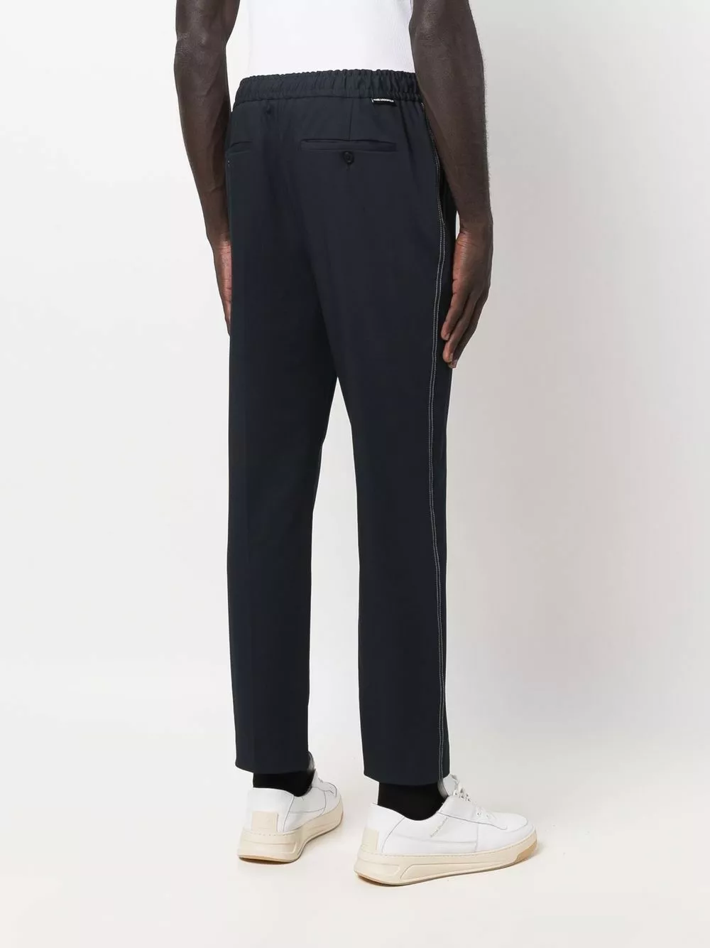Karl Lagerfeld sporty straight-leg pants