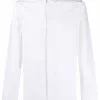 Karl Lagerfeld bar-pin collar poplin shirt