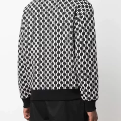 Karl Lagerfeld Ikonik monogram-pattern jumper