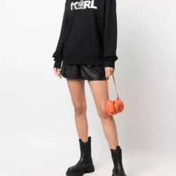 Karl Lagerfeld Ikonik animal-print jumper