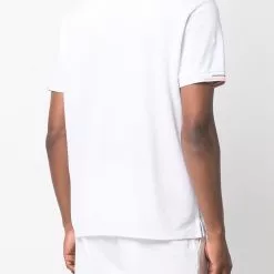 Karl Lagerfeld logo-print collar polo shirt