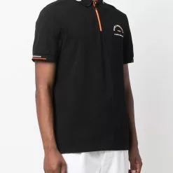 Karl Lagerfeld Athleisure half-zip polo shirt
