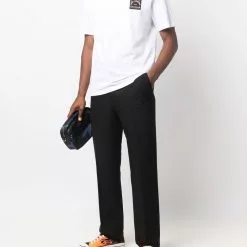 Karl Lagerfeld Athleisure logo-patch T-shirt