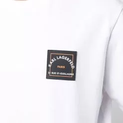 Karl Lagerfeld Athleisure logo-patch T-shirt