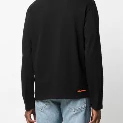 Karl Lagerfeld logo-patch crew neck sweatshirt