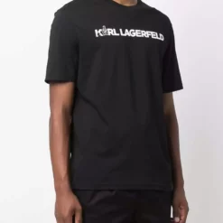 Karl Lagerfeld Ikonik logo print T-shirt