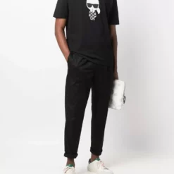 Karl Lagerfeld Ikonik Karl print T-shirt