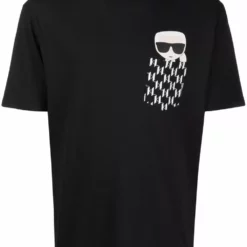 Karl Lagerfeld Ikonik moonogram-print T-shirt