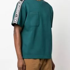Karl Lagerfeld logo-tape short-sleeved T-shirt