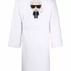 Karl Lagerfeld iconic cotton bathrobe