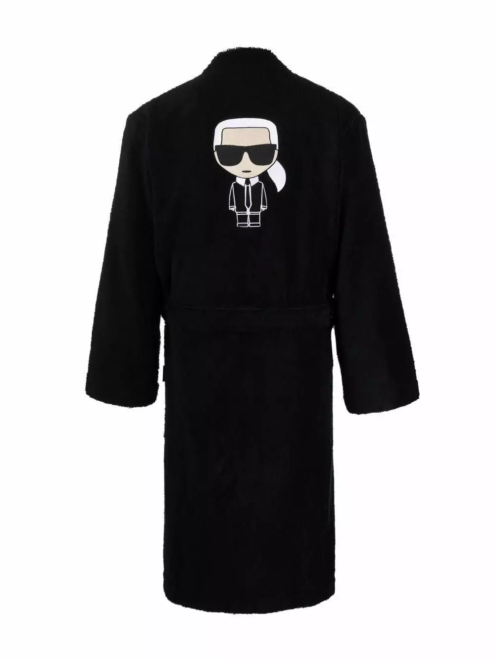 Karl Lagerfeld Ikonik-embroidered bathrobe