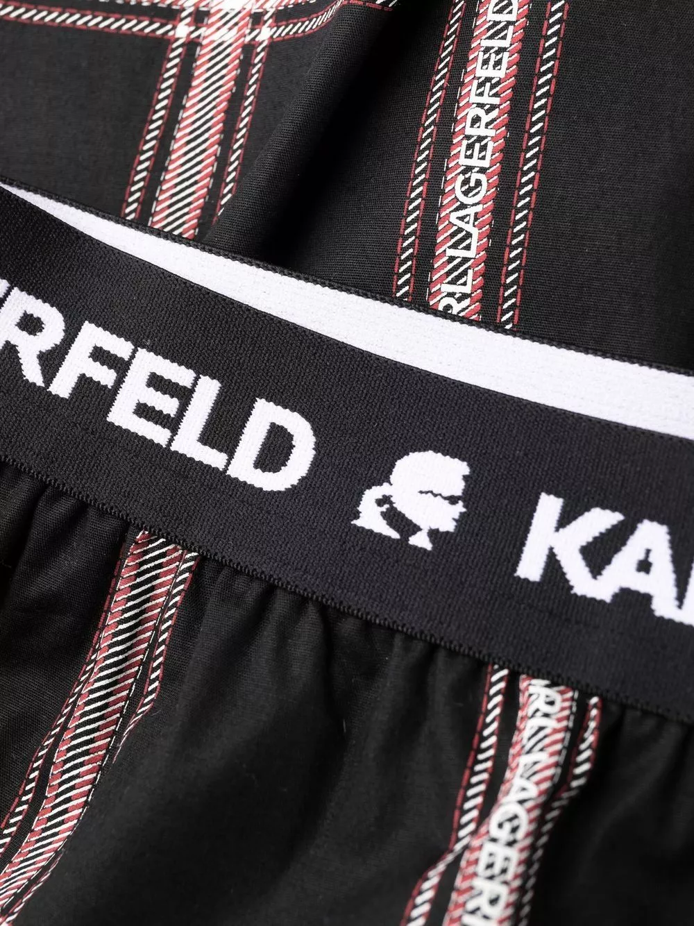 Karl Lagerfeld checked pyjama set