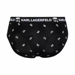 Karl Lagerfeld Ikonik logo-print briefs (pack of three)