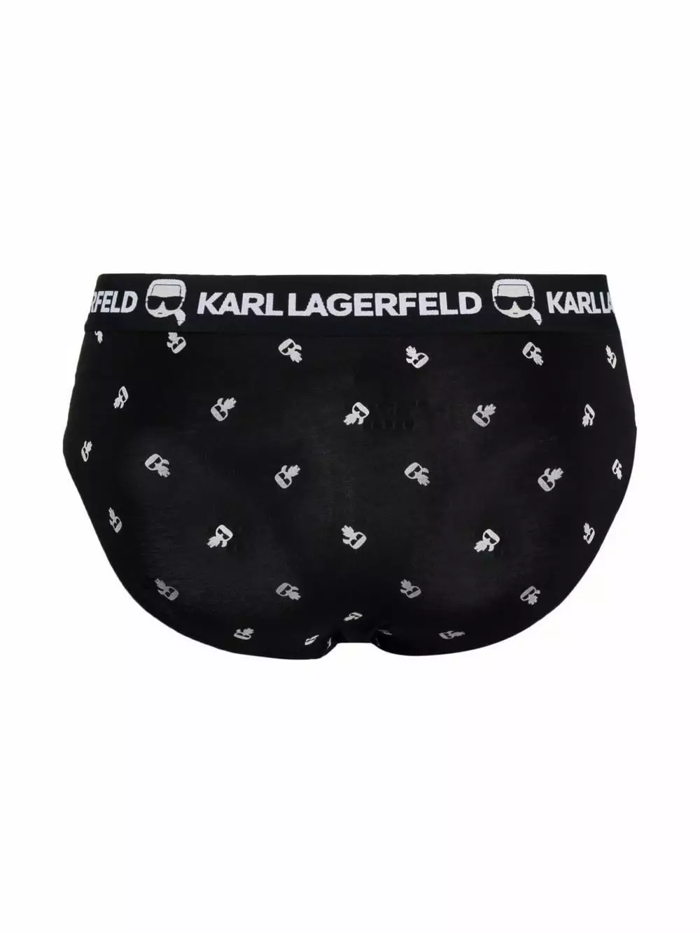 Karl Lagerfeld Ikonik logo-print briefs (pack of three)
