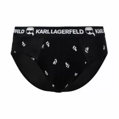 Karl Lagerfeld Ikonik logo-print briefs (pack of three)