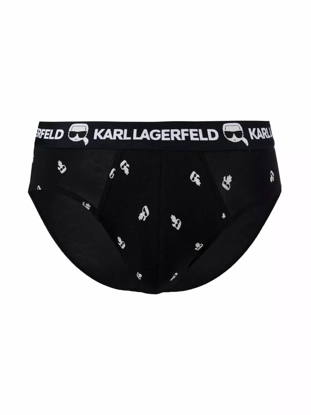 Karl Lagerfeld Ikonik logo-print briefs (pack of three)