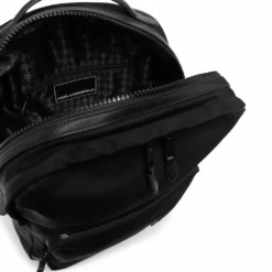 Karl Lagerfeld Ikonik logo-patch backpack