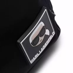 Karl Lagerfeld Ikonik logo-patch backpack