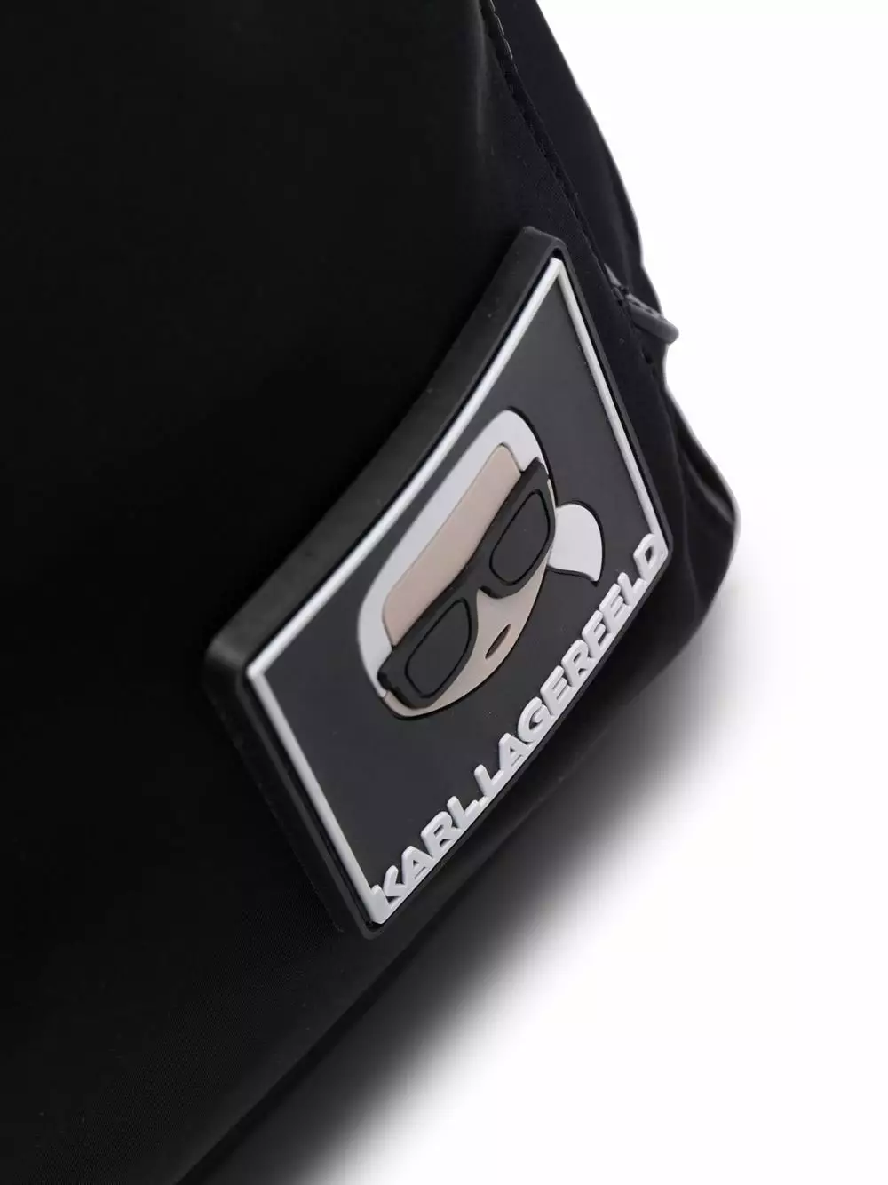 Karl Lagerfeld Ikonik logo-patch backpack