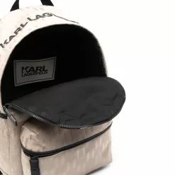 Karl Lagerfeld Otto logo backpack
