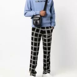 Karl Lagerfeld logo-buckle shoulder bag