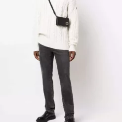 Karl Lagerfeld logo-patch crossbody bag