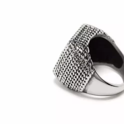 Karl Lagerfeld K/Autograph signet ring