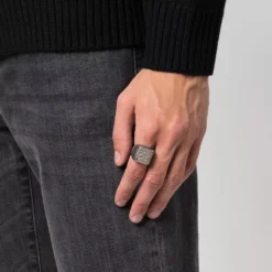 Karl Lagerfeld K/Autograph signet ring