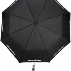 Karl Lagerfeld logo-print umbrella