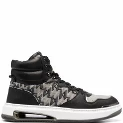 Karl Lagerfeld Elektro monogram high-top sneakers