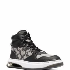 Karl Lagerfeld Elektro monogram high-top sneakers