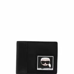 Karl Lagerfeld K/Ikonik patch wallet