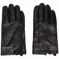 Karl Lagerfeld K/Karl leather gloves