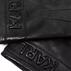 Karl Lagerfeld K/Karl leather gloves