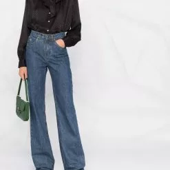 Karl Lagerfeld monogram-pattern blouse