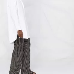 Karl Lagerfeld embellished logo tunic shirt