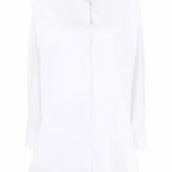 Karl Lagerfeld embellished logo tunic shirt