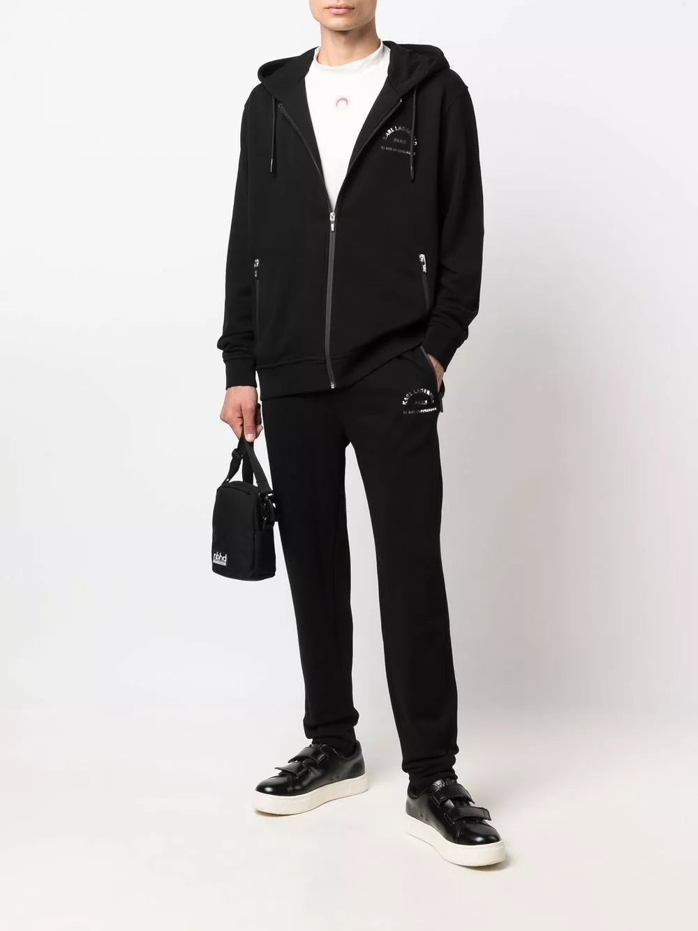 Karl Lagerfeld logo-print joggers