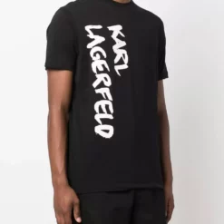 Karl Lagerfeld logo-print cotton T-shirt