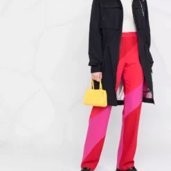 Karl Lagerfeld logo-print parka coat