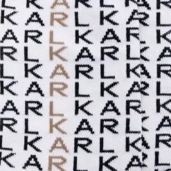 Karl Lagerfeld logo-knit ankle-length socks