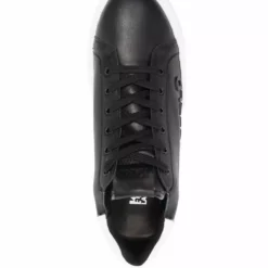Karl Lagerfeld logo-plaque flatform sneakers