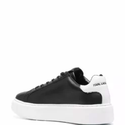 Karl Lagerfeld logo-plaque flatform sneakers