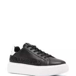 Karl Lagerfeld logo-plaque flatform sneakers