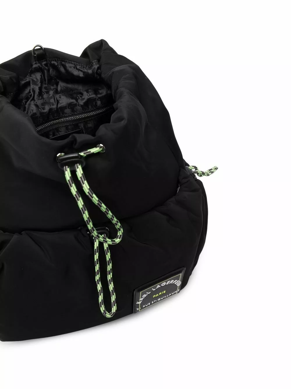 Karl Lagerfeld drawstring slouch backpack