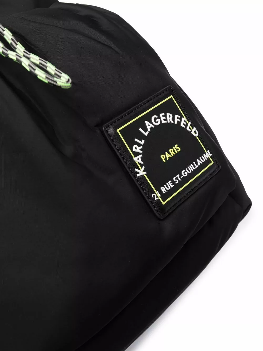 Karl Lagerfeld drawstring slouch backpack