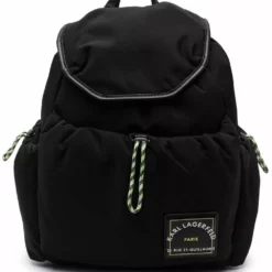 Karl Lagerfeld drawstring slouch backpack