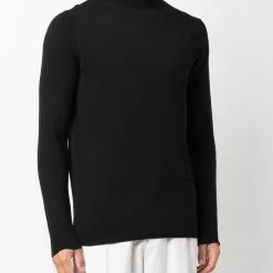 Karl Lagerfeld logo-embossed knitted jumper